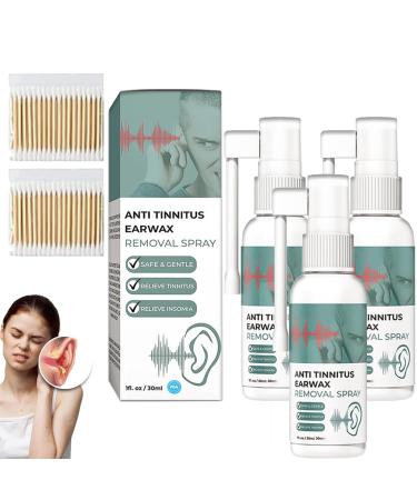 GFOUK Anti Tinnitus Earwax Removal Spray Anti Cochlear Blockage Removal Spray Ears Earwax Removal Spray (3pcs)