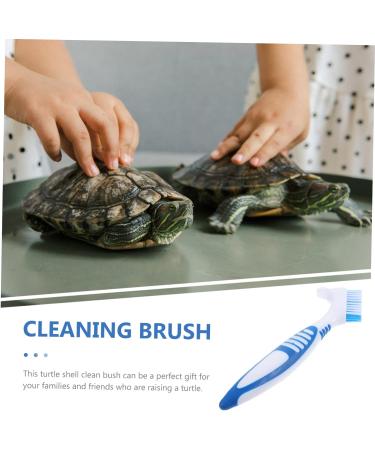 Turtle Shell Cleaning Brush Reptile Cleaning Brush Denture Brush for Shell Grip Cleaning Brush Double-side Tortoise Food Bristle Brush Household Plastic - Buy Online on GoSupps.com