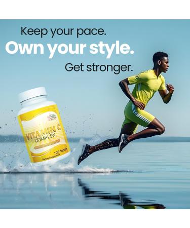 Mila Miamor Vitamin C Complex 1000mg Immune Support Collagen Synthesis & Antioxidant Protection Enhanced Nutrient Absorption High Potency Vitamin C Supplement 100 Tablets - Buy Online on GoSupps.com