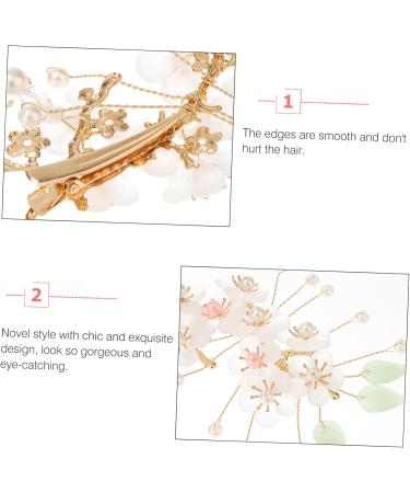 minkissy 4 Pairs Antique Hairpin Headdress Pearl Hair Clip Crystal Hair Comb Wedding Hair Clips for Brides Flower Side Hair Clip Chinese Hair Comb Chinese Hanfu Tassel Hair Clip Acrylic - Buy Online on GoSupps.com