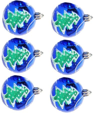 Cabilock 18 Pcs Christmas Decor Lob Christmas Baubles Decorative Christmas Hanging Ornament Balls Boxed Pack - Buy Online on GoSupps.com