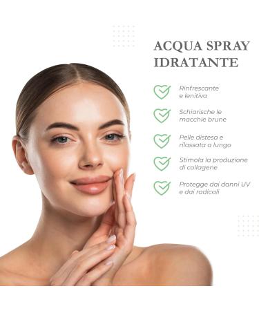 irsan Brightening Face Refreshing Moisturizing Spray with pure VITAMIN C Hyaluronic Acid Rose Chamomile and Yarrow 100 ml - Buy Online on GoSupps.com