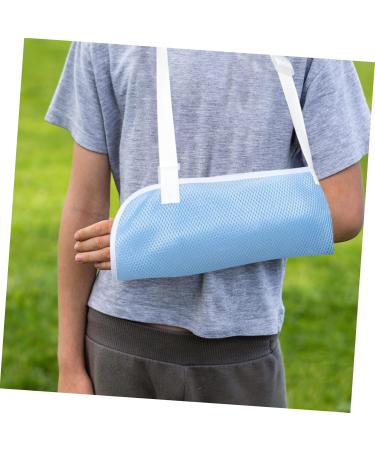 CIYODO Children's Arm Sling Arm Sling Arm Brace Shoulder Immobilizer Arm Immobilizer Sling Net 50X27CM Sky-blue - Buy Online on GoSupps.com