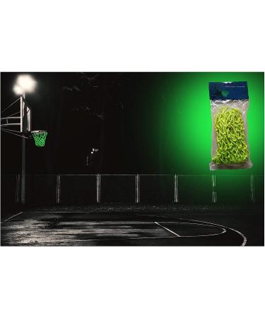 Solar-Powered Glow in The Dark Basketball Net - Lighted Outdoor Hoop Rim Replacement - Night-Time Glowing Goal - Buy Online on GoSupps.com