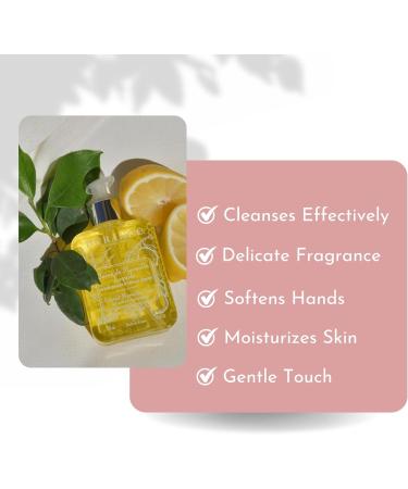 Durance Liquid Marseille Soap With Lemon & Ginger Essential Oils 300ml - Paraben Free Hand Wash - Vegan Friendly - Gently Cleanses & Nourishes - Buy Online on GoSupps.com