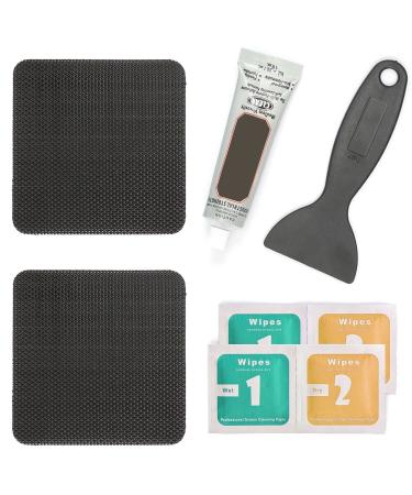 ifeolo Trampoline Patch Repair Kit 5"X 5" Square On Patches 2 Piece