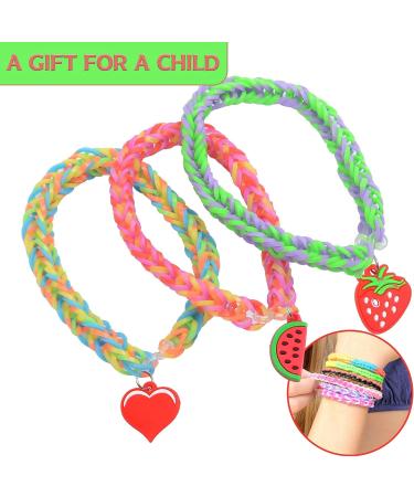 2000+ Rubber Band Bracelet Kit | Loom Bracelet Making Set for Kids | Refill Loom Set with Rubber Bands | Bracelet Making Kit - Buy Online on GoSupps.com
