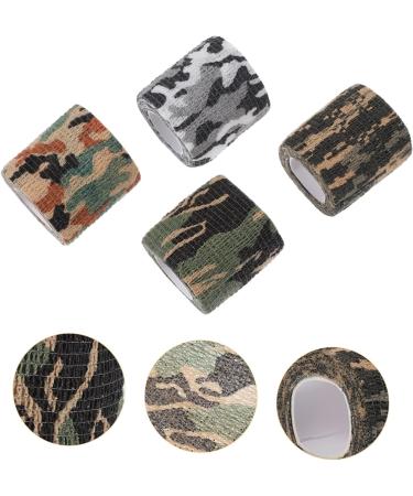 SEWACC 12 Rolls Camouflage Stretch Adhesive Bandages Flexible Non-Woven Vet Tape (Assorted Colors 450x5x0.1cm) for Outdoor Care - Best International Shipping - Buy Online on GoSupps.com