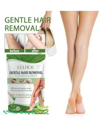 Wake Bears Painless Hard Wax Hair Removal Beads with Aloe Vera - Effective Wax Pearls for Stubborn Body Hair - Buy Online on GoSupps.com