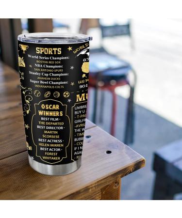 Sweet 16 Gifts for Boys - Yesruby 20oz Tumbler | 16th Birthday Decorations & 2007 Birthday Gifts - Buy Online on GoSupps.com