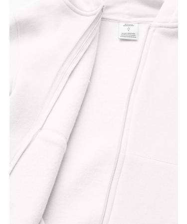 Amazon Essentials Boys' & Toddlers' White Fleece Zip-Up Hoodie - Size 8 Years - Buy Online on GoSupps.com