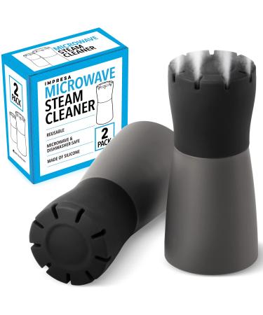 2 Pack Microwave Steam Cleaner for Quick and Effortless Cleaning - Microwave Cleaner Steam Device to Make Your Microwave Spotless - Just Add Vinegar and Water to Rid Your Microwave of Grime and Odor