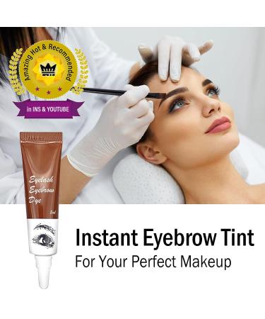 Professional Eyebrow & Eyelash Color Kit - Salon Quality Dye for Home Use (Coffee) - Buy Online on GoSupps.com