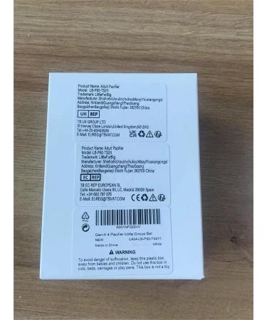 Shop LittleForBig Large Shield Pacifier Generation II - Adult Size Printed Set in Little Circus Pattern | International Shipping Available - Buy Online on GoSupps.com