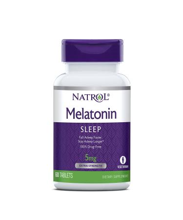 Natrol Melatonin Extra Strength 5 mg 60 Tablets