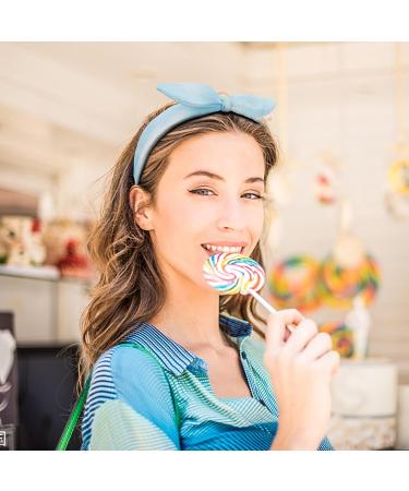 Jaciya Tie Dye Bow Headband for Women & Girls - Non Slip Wide Fashion Hair Band in Purple - Buy Online on GoSupps.com