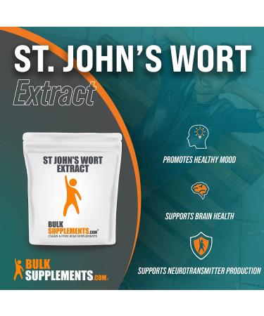 St. John's Wort Extract - 100g (3.5oz) | BulkSupplements.com - Buy Online on GoSupps.com
