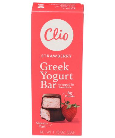 Clio Bar RFG Yogurt Greek Strawberry, 1.76 Oz