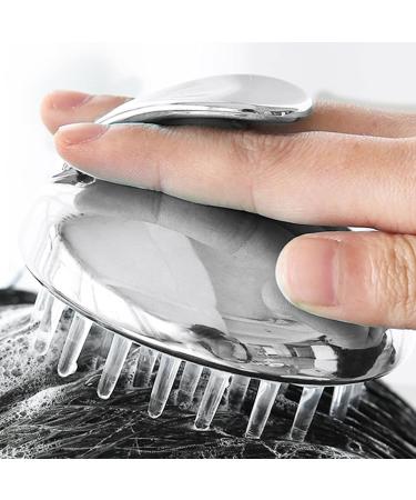 Hair Massage Device - Silicone Hair Cleaning Brush for Scalp Care & Hair Growth | Versatile Pet Hair Care Tool for All Hair Types - Buy Online on GoSupps.com