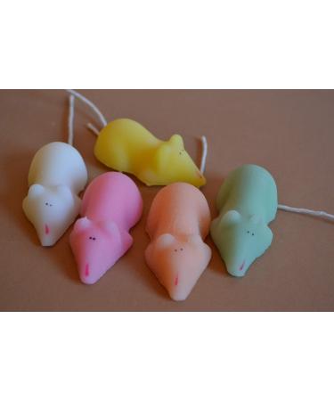 Assorted Colour Sugar Mice x10 Mice