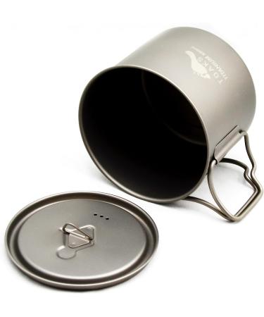 TOAKS LIGHT Titanium 550ml Pot - Ultralight Version | Durable Camping Cookware - Buy Online on GoSupps.com