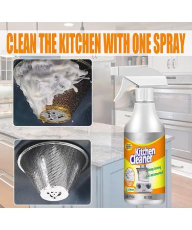 ayattecy LQLQ Clean up kitchen oil stains LQLQ Clean Kitchen Oil Stain Lqlq Powerful Clean Up Kitchen Oil Stains Multi-purpose Foam Cleaner for Range Hood Oven Pots Grill Sink (1 Pcs) - Buy Online on GoSupps.com