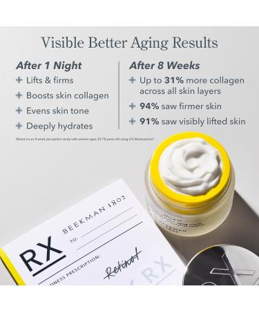 Beekman 1802 Milk RX Advanced Better Aging Skincare Bundle Face Cream & Sheet Mask Helps Support Firm-Looking Skin Fragrance Free - Buy Online on GoSupps.com