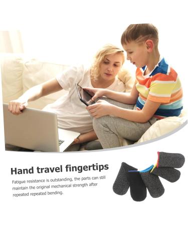 Didiseaon Finger Cot Toe Protectors - 5 Pairs Thumb Sleeves for Mobile Gaming - Padded Game Finger Covers & Decals - Buy Online on GoSupps.com