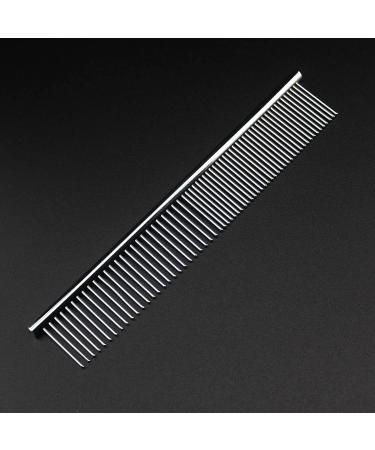Shop Lumcov 2-in-1 Stainless Steel Pet Comb - Dog & Cat Grooming Tool with Rounded Ends for Removing Mats & Knots (6.7 inch) - International Shipping Available - Buy Online on GoSupps.com