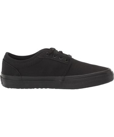 Shoes for Crews Merlin Slip Resistant Food Service Work Sneakers - Unisex Black Canvas - Size 12 Women/10.5 Men - Buy Online on GoSupps.com