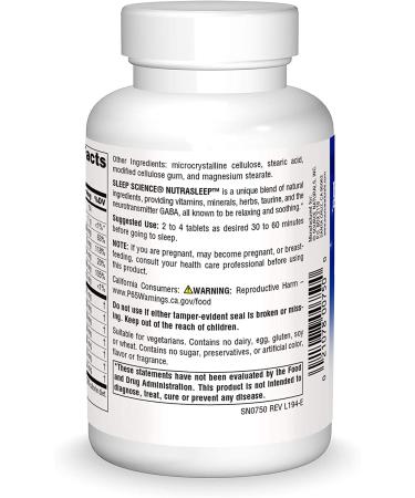 Source Naturals Sleep Science NutraSleep â€“ 100 Tablets for Restful Sleep - Buy Online on GoSupps.com