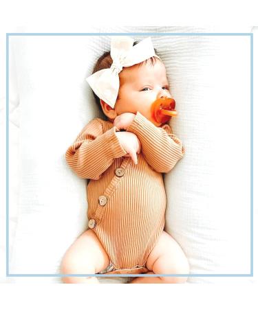 Preemie Rubber Pacifier with Shorter Nipple for Small Newborns - Ideal for Breastfed Babies - 100% Natural Rubber - Easy to Clean - One-Piece Design - Buy Online on GoSupps.com