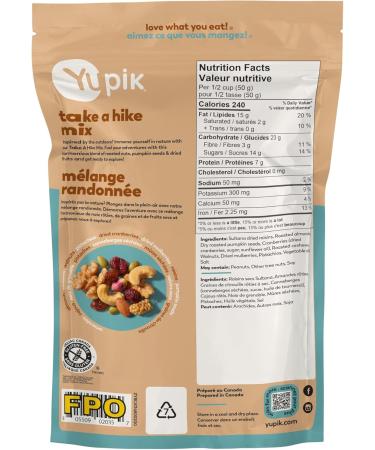 Yupik Take A Hike Mix 200 g Gluten-Free Non-GMO Energizing Snack Sweet & Salty Trail Mix Crunchy Nuts Dried Fruits Dried Mulberries Roasted Cashews Pistachios Pumpkin Seeds - Buy Online on GoSupps.com