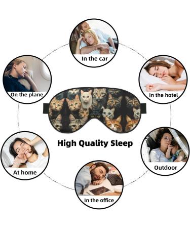Buy Cat Soft Sleep Eye Mask | Female Breathable Eye Patch for Travel & Relaxation - International Shipping - Buy Online on GoSupps.com