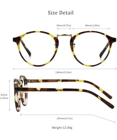LifeArt Blue Light Blocking Glasses for Men & Women - Anti Eyestrain Tortoise Reading Gaming & TV Glasses (+1.50 Magnification - Buy Online on GoSupps.com