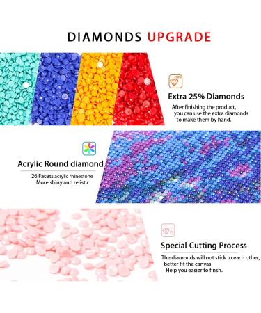 Sonsage Princess Diamond Painting Kits for Adult Diamond Cartoon Character Art Paint by Full Drill Gem Craft for Home Wall Decor Gift 12 * 16 Inch B1 Princess - Buy Online on GoSupps.com
