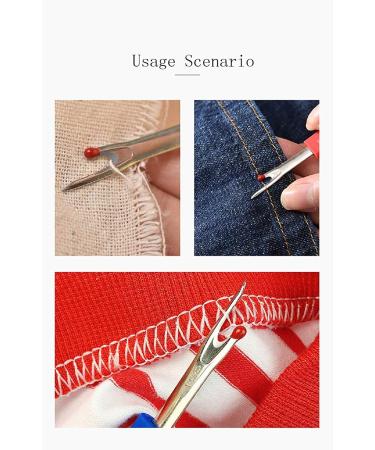 5-Piece Colorful Seam Ripper Assortment Kit with Scissors - Handy Stitch Remover Tools for Sewing, Removing Unwanted Hems and Seams - Buy Online on GoSupps.com