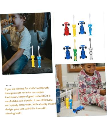 Fomiyes Cartoon Toothbrushes for Children | Sweet Manual Toothbrushes for Sensitive Teeth | Fun Toothbrush Toys for Kids - Buy Online on GoSupps.com