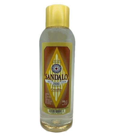 Legitima Kolonia 1800 Sandalo (Sandalwood) Splash Cologne 33 Fl. Oz. 33 Fl Oz (Pack of 1)