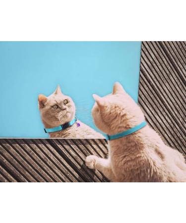 Murom Breakaway Leather Cat Collar with Bell | Adjustable and Soft Kitten Collar in Pink, Brown, Blue, Green, Red - Buy Online on GoSupps.com