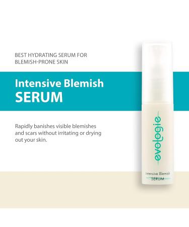 Evologie Intensive Blemish Serum - Lightweight Face Serum for Breakouts & Pimple Marks - Safe for Sensitive Skin - 0.5 oz - Buy Online on GoSupps.com