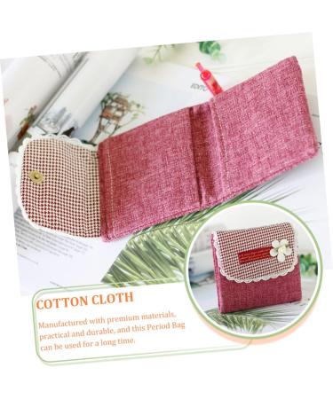 Healeeved 4-Piece Lunch Bag Set for Men & Women | Moon Pads & Period Pocket Organizer | Perfect for Lipstick & Bandages | Cotton Bags 31x12cm - Buy Online on GoSupps.com