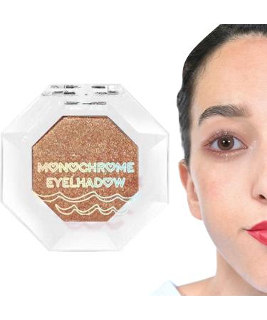 Pearlescent Eyeshadow - Pearlescent Brighten High-Gloss Eye Shadow Palette - Easy to Shimmer Makeup Eyeshadow 103#champagne Gold Fan - Buy Online on GoSupps.com