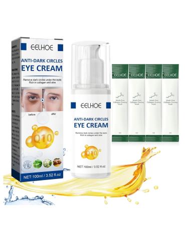 Jasmine ointment dark circles with 4 pieces of collagen Active-Jasmine ointment Jasmine cream against tear bags Eye cream against wrinkles and dark circles Jasmine ointment eye cream