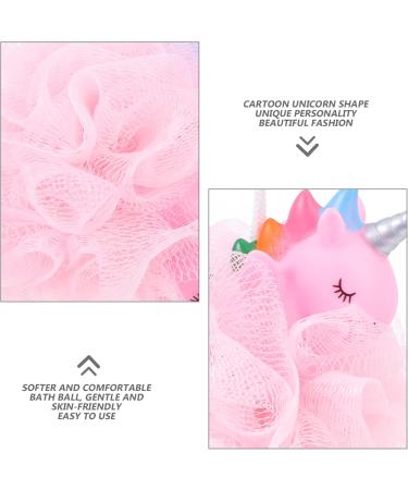 Beavorty 2pcs Unicorn Bath Balls - Exfoliating Body Cleaners & Cartoon Shower Net Scrubbers - Fun Bathing Accessory for All Ages - Buy Online on GoSupps.com