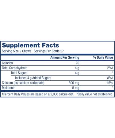 TUMS Heartburn Plus Sleep Support - Chewable Dietary Supplement for Occasional Relief Berry Fusion - 54 Count | International Shipping Available - Buy Online on GoSupps.com