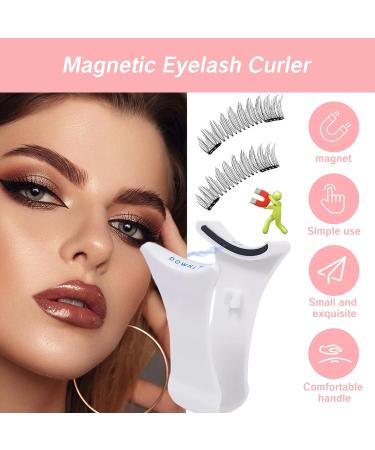 4 PCS Lash Curler Kit - Magnetic Eyelashes Applicator Mini Eyelash Curler & Storage Bag | Professional Volumizing Lash Lift for Home & Travel - Buy Online on GoSupps.com
