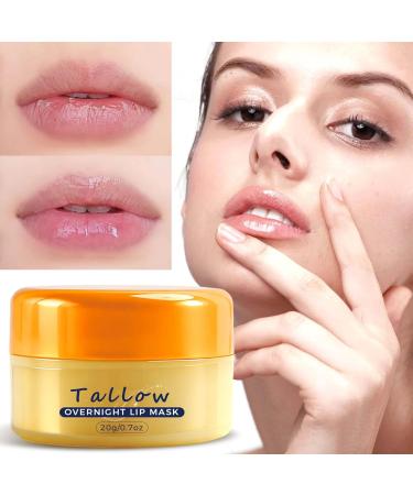 2PCS Beef Tallow Lip Balm - Natural Tallow Beeswax Lip Overnight Lip Sleeping Mask Moisturizing for Dry Cracked Lips Glossy Shine & Soft Lips Intensive Lip Balm and Lips Therapy Skin Care(20G) - Buy Online on GoSupps.com