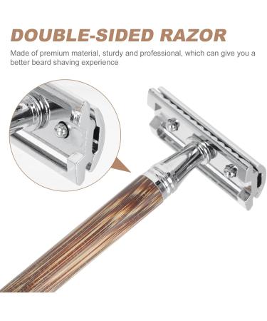 Lurrose Safety Razor Set - Double-Sided Beard Cutter & Mustache Trimmer | International Shipping - Buy Online on GoSupps.com