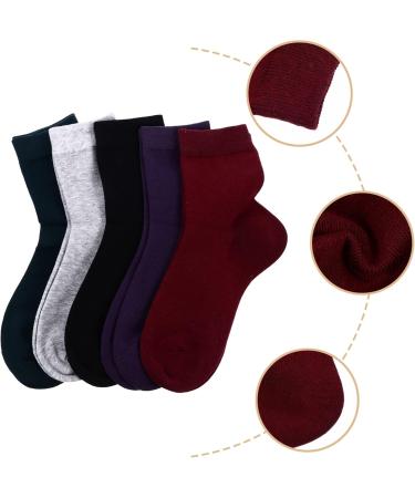 minkissy 5 Pairs Gel Ripstop Socks Women s Socks Silicone Socks for Cracked Feet Dry Cracked Socks Womens Socks Silicone Gel Moisturizing Silicone Sock Pure Cotton Ladies Socks Miss Ankle - Buy Online on GoSupps.com